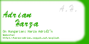 adrian harza business card